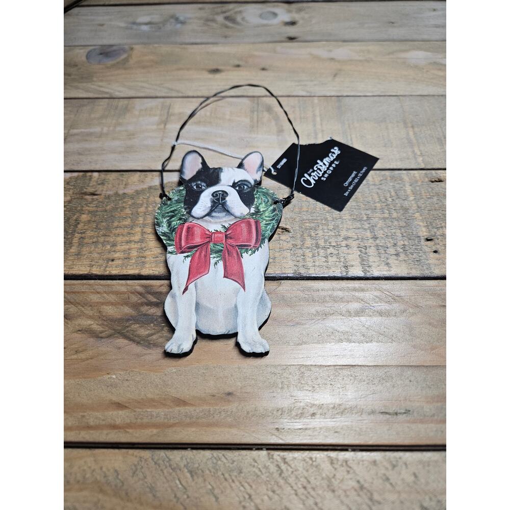 Kathy Boston Terrier Christmas Ornament